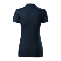 Tricou polo bumbac dama Single J, Bleumarin - imagine 3