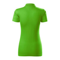 Tricou polo bumbac dama Single J, Verde mar - imagine 3
