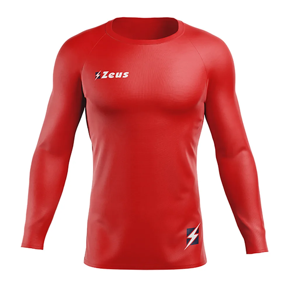 Bluza elastica Zeus Fisiko, Rosu - imagine 1