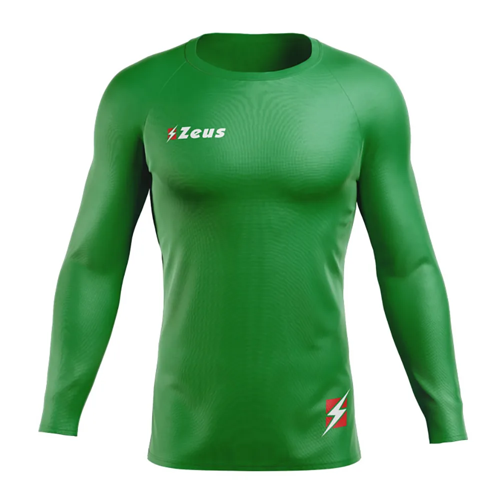 Bluza elastica Zeus Fisiko, Verde - imagine 1