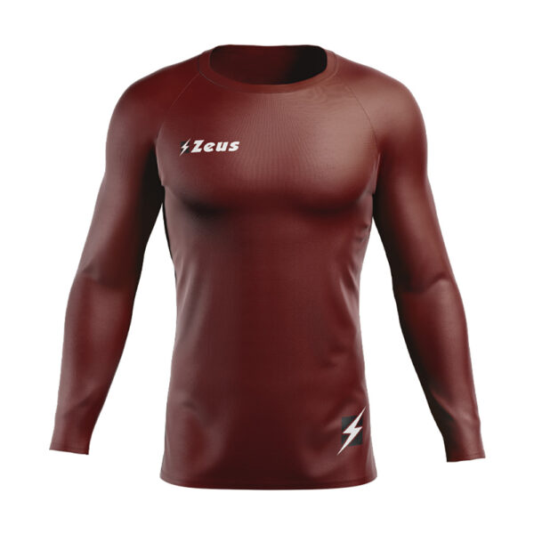 426_27_fisiko-manica-lunga-GRANATA-jpg.webp Bluza elastica Zeus Fisiko, Visiniu - imagine 1