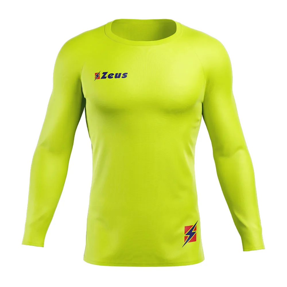Bluza elastica Zeus Fisiko, Galben Fluo - imagine 1