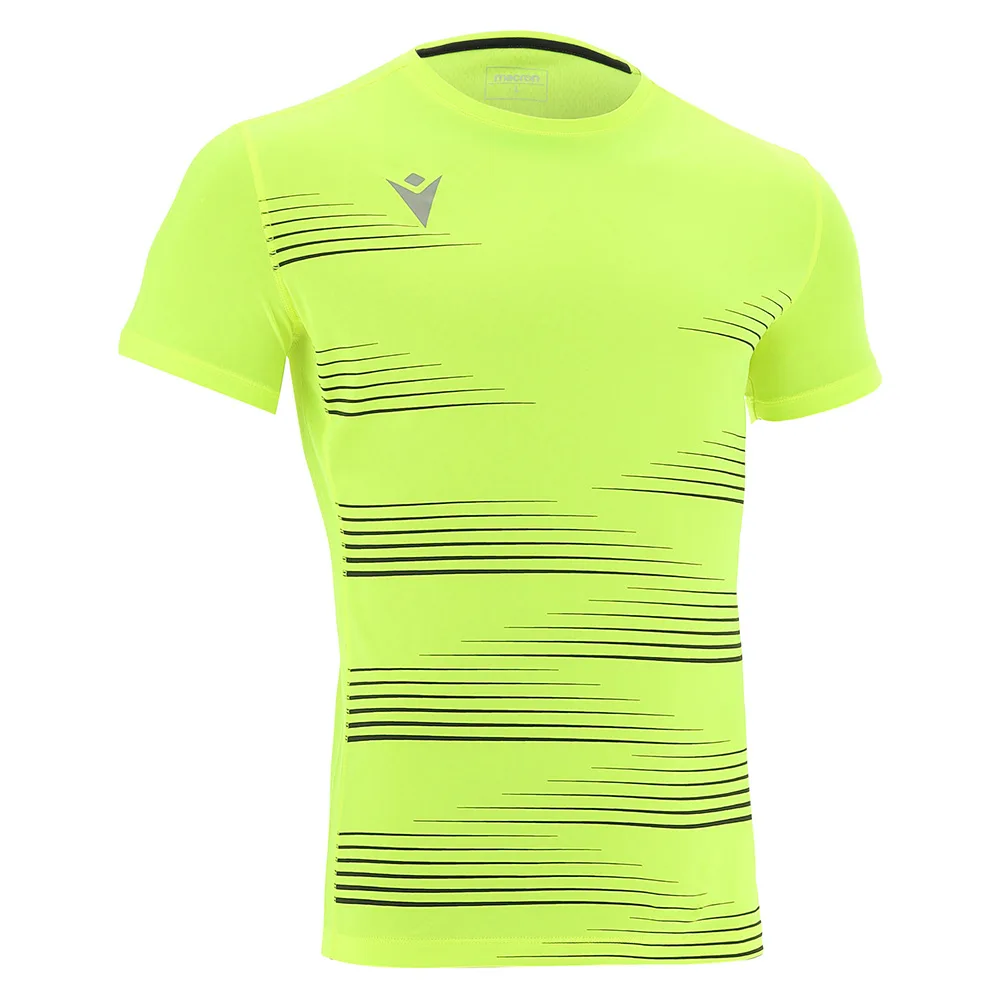Tricou sport Macron Ivan, Galben Fluo / Negru - imagine 1