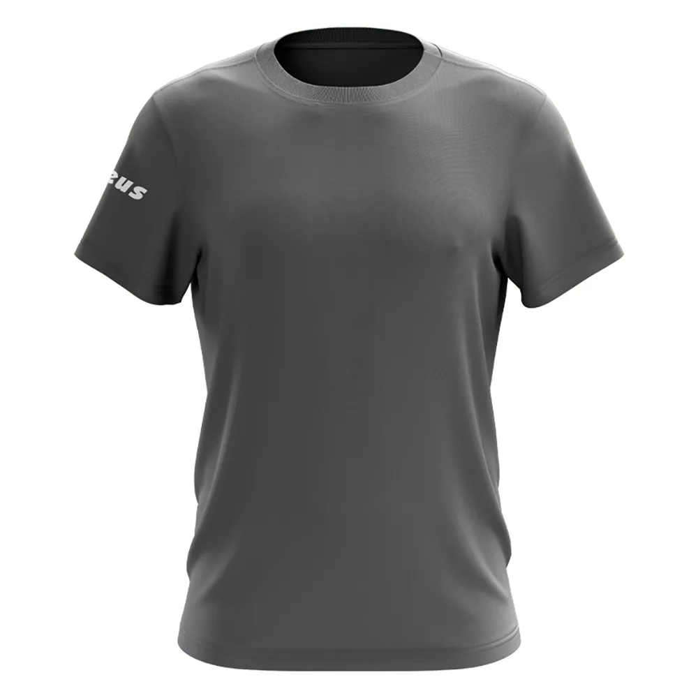 Tricou bumbac Zeus Basic, Gri inchis - imagine 1