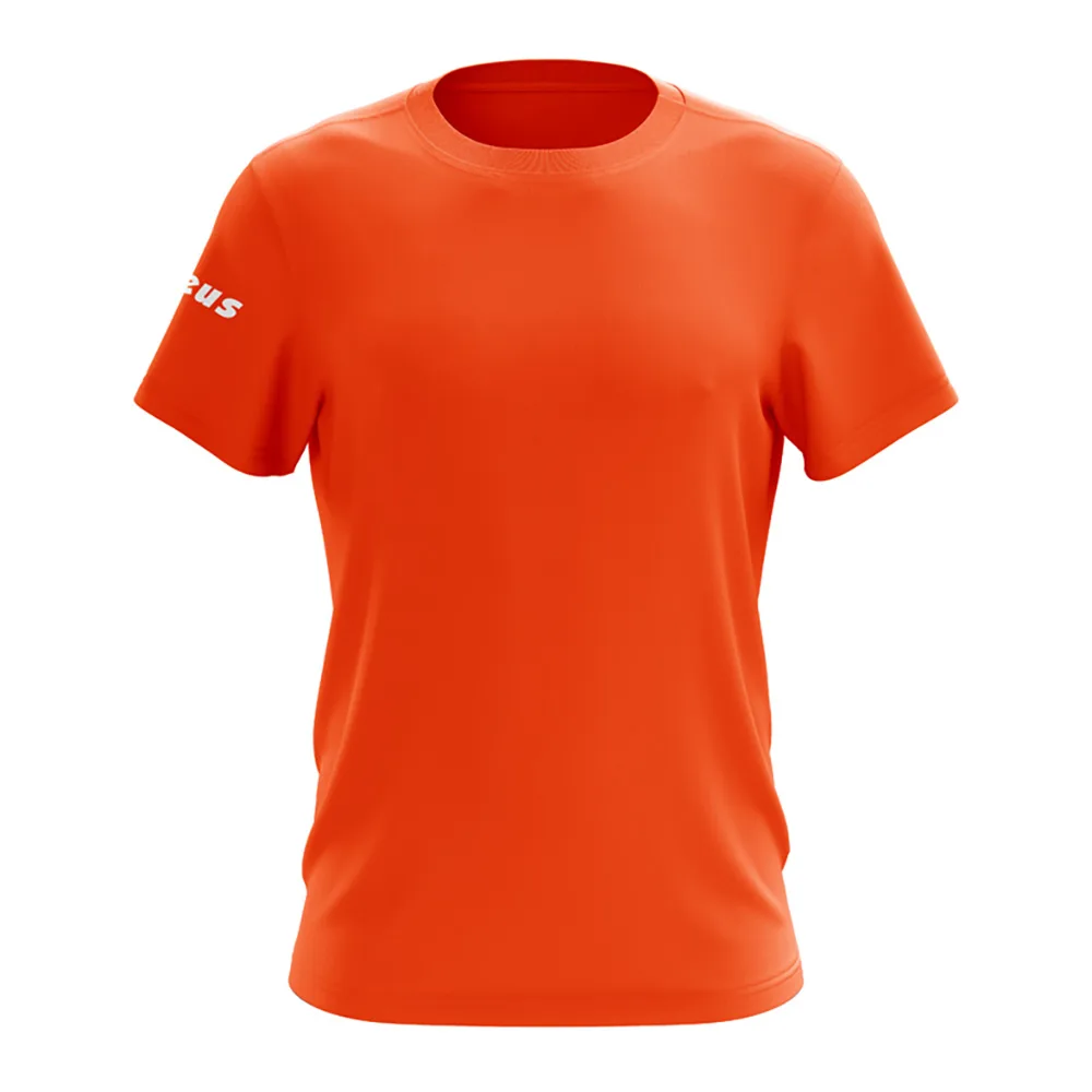 Tricou bumbac Zeus Basic, Portocaliu Fluo - imagine 1