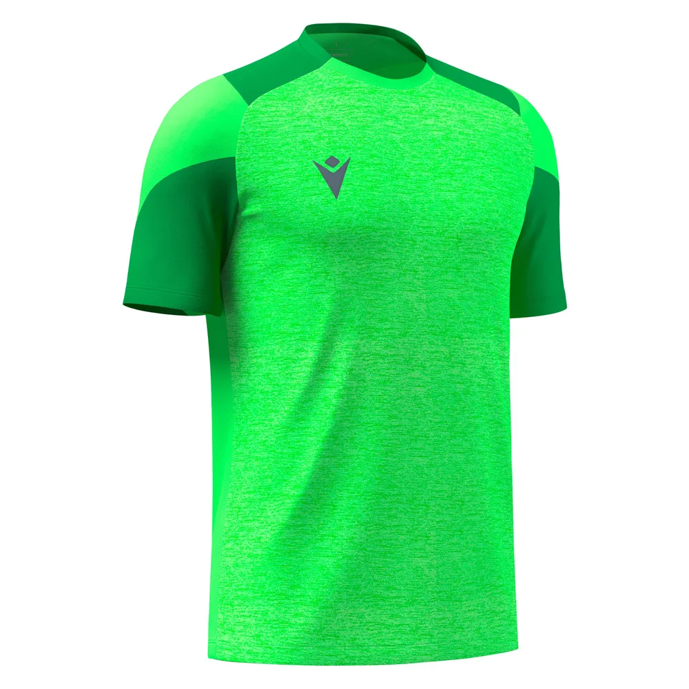 Tricou sport Macron Golem, Verde Fluo / Verde - imagine 1