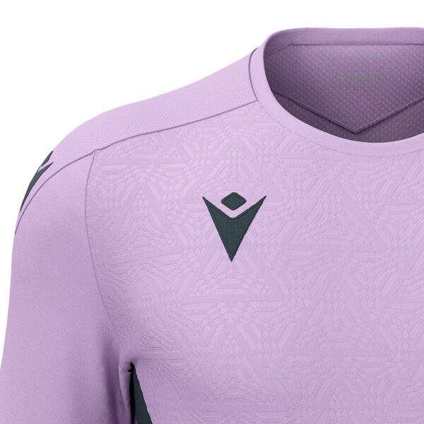 Tricou sport Macron Wisp, Liliac / Gri Antracit - imagine 5