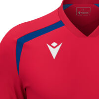 Tricou sport Macron Wyrm, Rosu / Albastru Royal - imagine 5