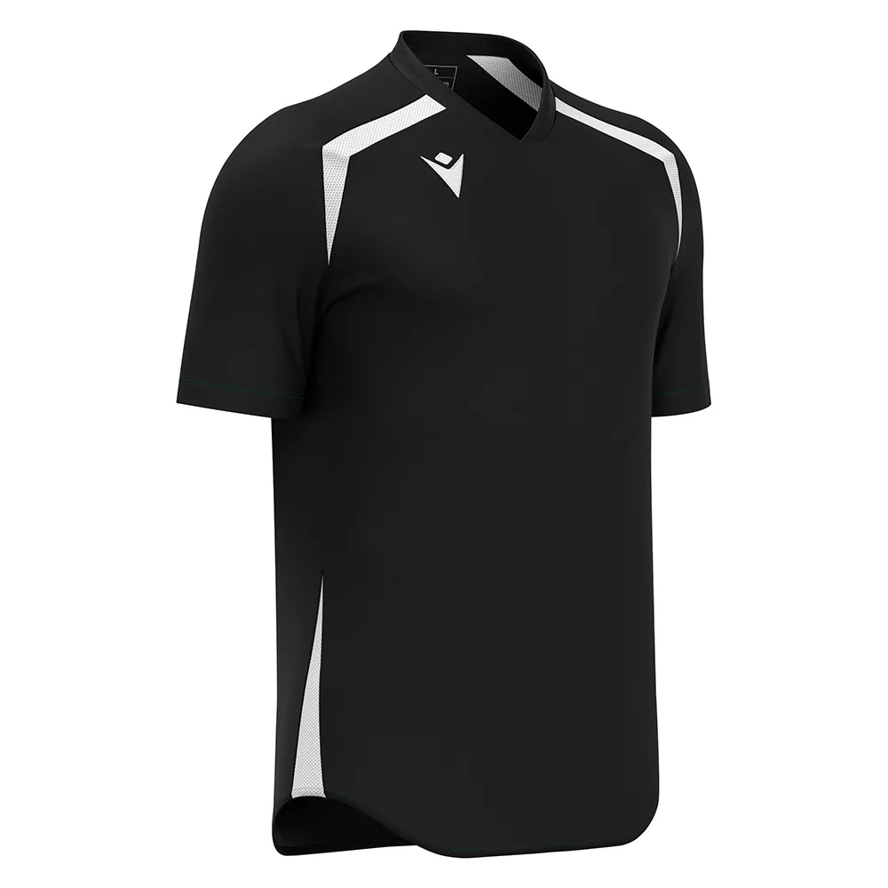 Tricou sport Macron Wyrm, Negru / Alb - imagine 1
