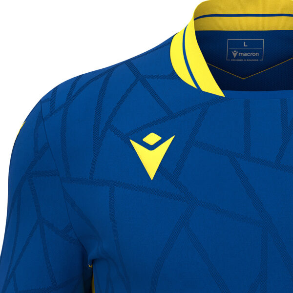 Tricou sport Macron Cerberus eco, Albastru Royal / Galben - imagine 5