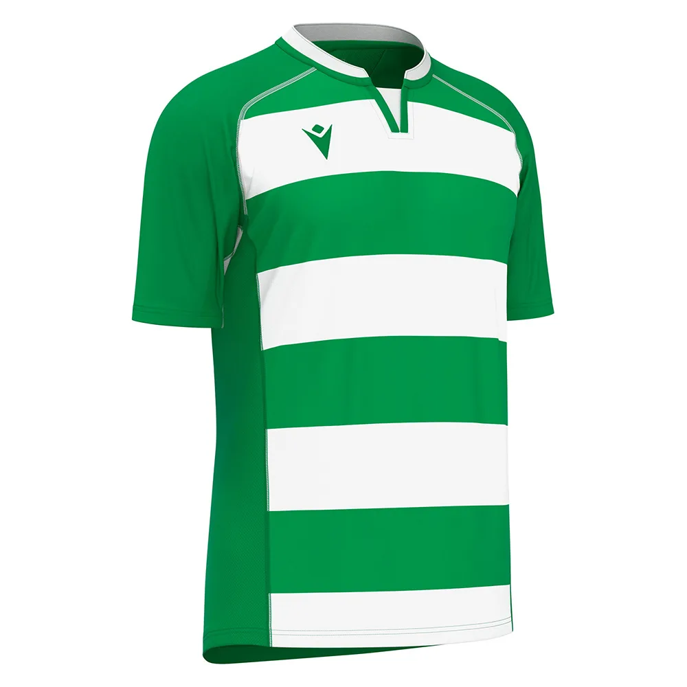 Tricou rugby Macron Alabaster, Verde / Alb - imagine 1