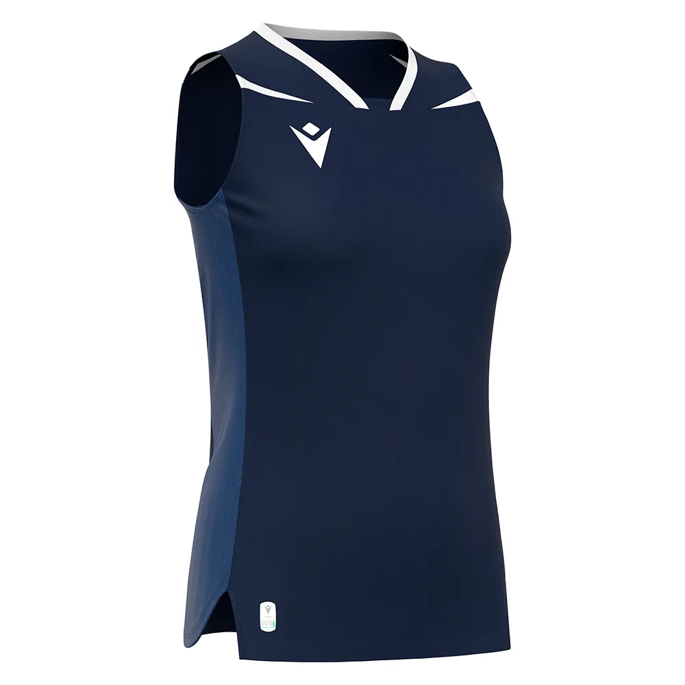 Tricou dama Macron Lily eco, Bleumarin / Alb - imagine 1