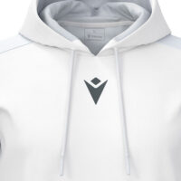 Hanorac Macron Horn, Alb / Gri - imagine 5