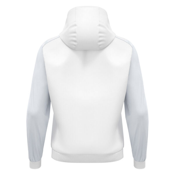 Hanorac Macron Horn, Alb / Gri - imagine 4