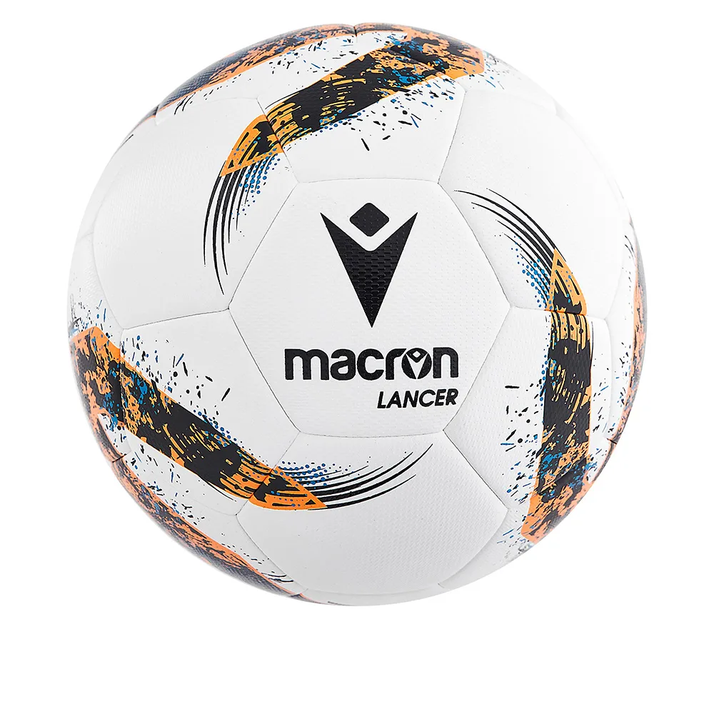 Minge fotbal Macron Lancer, Alb / Portocaliu (Nr.4) - imagine 1