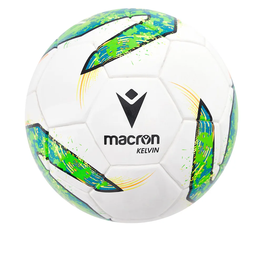 800003450001-jpg.webp Minge fotbal copii Macron Kelvin, Alb / Verde (Nr.0) - imagine 1