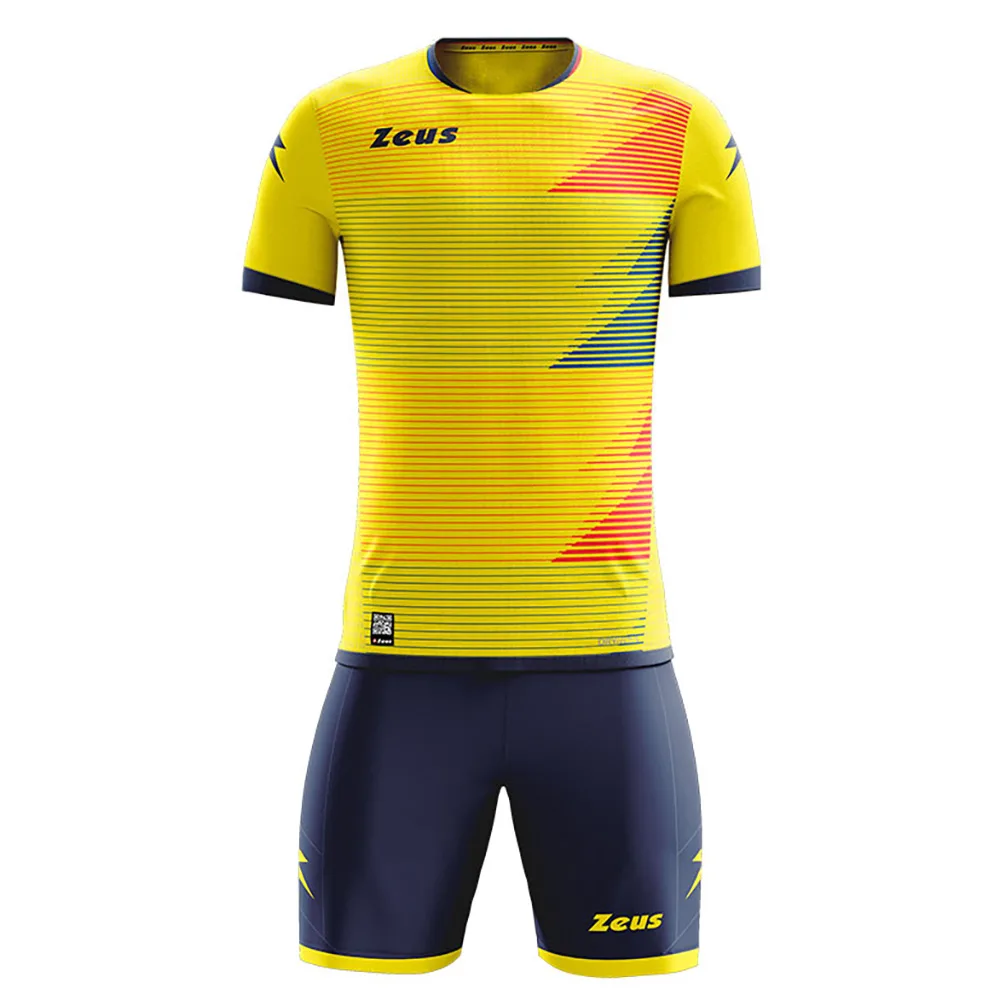 Set echipament fotbal Zeus Mundial, Galben / Rosu - imagine 1