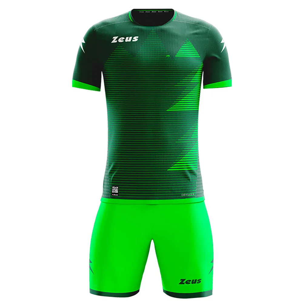 Set echipament fotbal Zeus Mundial, Verde / Verde Fluo - imagine 1