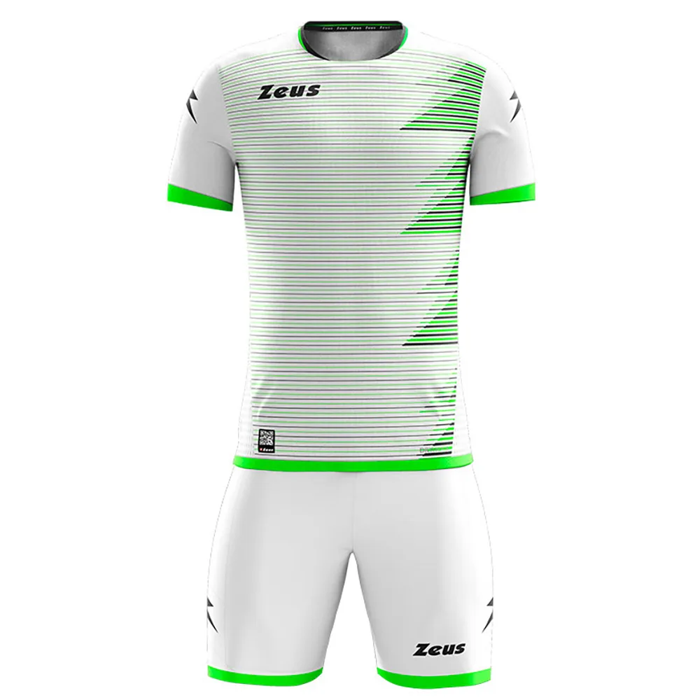 Set echipament fotbal Zeus Mundial, Alb / Verde - imagine 1