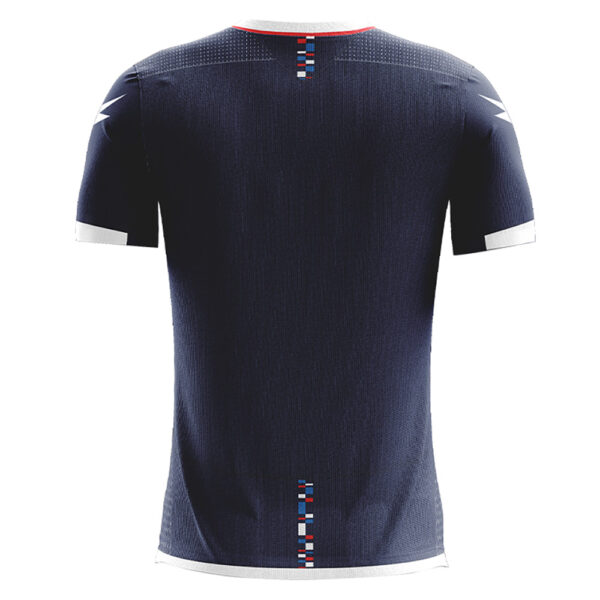 Set echipament fotbal Zeus Mundial, Bleumarin / Alb - imagine 2