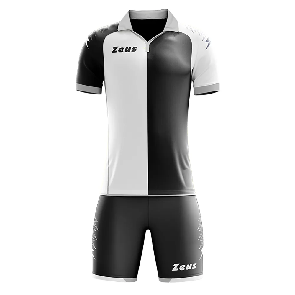 Set echipament fotbal Zeus Gryfon, Alb / Negru - imagine 1
