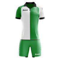 Set echipament fotbal Zeus Gryfon, Verde / Alb