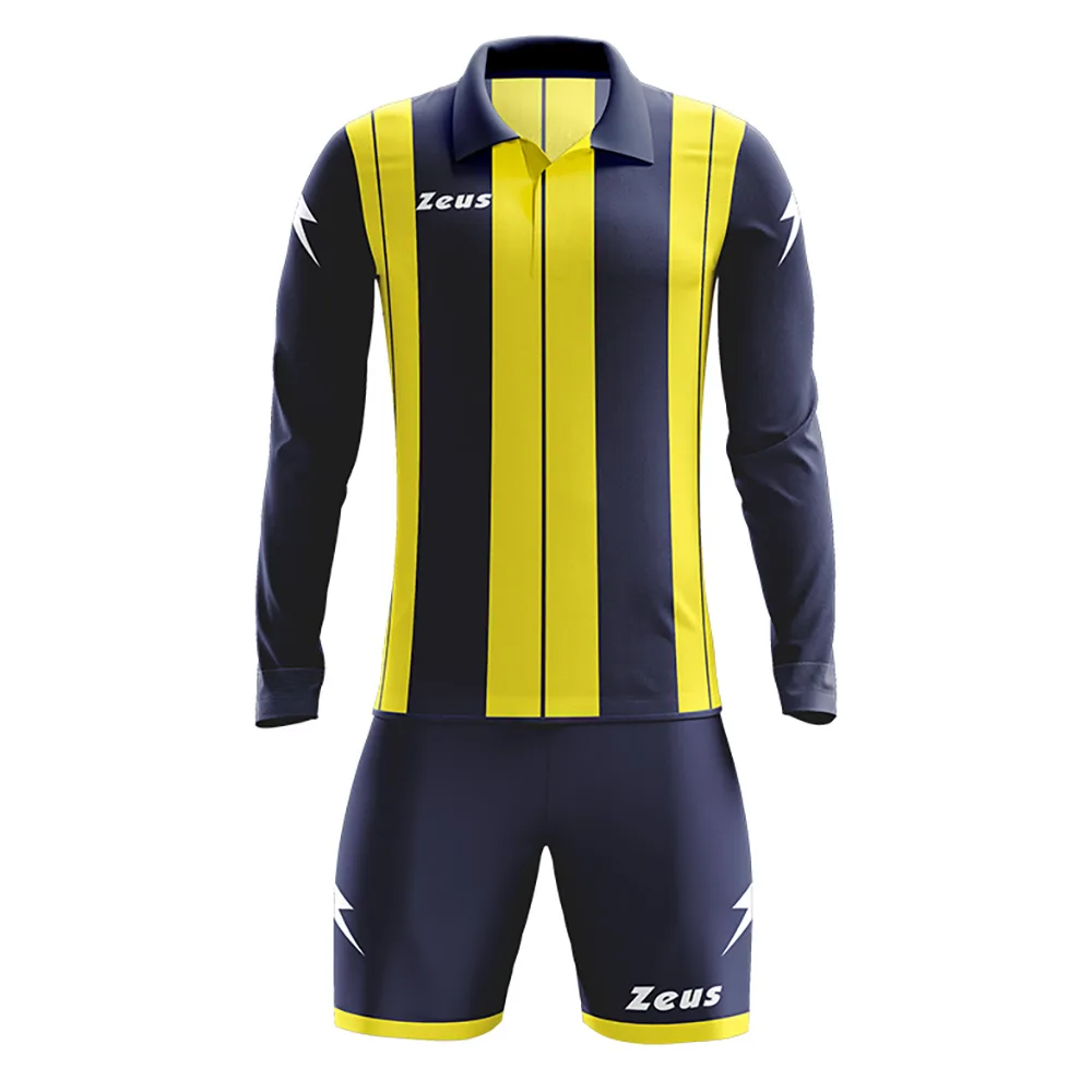 Set echipament fotbal Zeus Pitagora, Bleumarin / Galben - imagine 1