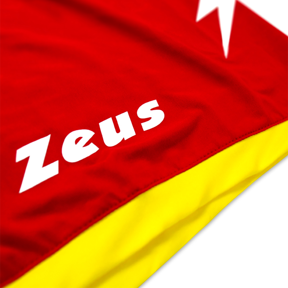 Set echipament fotbal Zeus Pitagora, Rosu / Galben - imagine 10