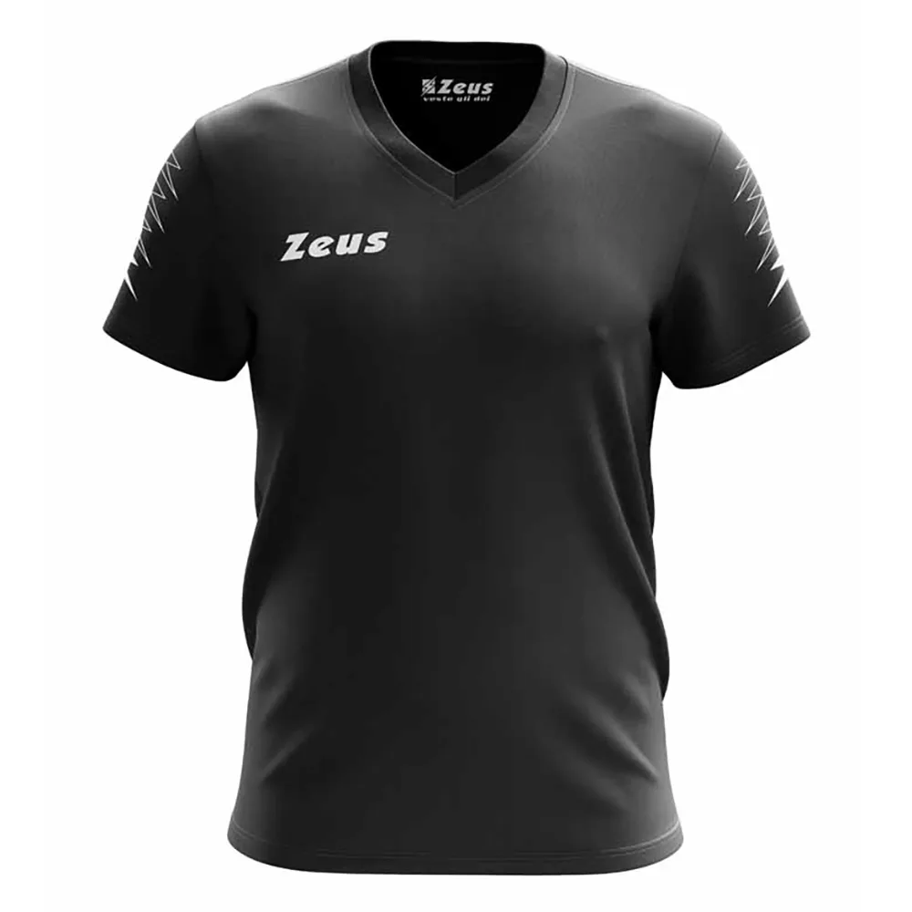 Tricou antrenament Zeus Plinio, Negru / Alb - imagine 1