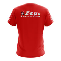 Tricou antrenament Zeus Plinio, Rosu / Alb - imagine 2
