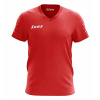 Tricou antrenament Zeus Plinio, Rosu / Alb