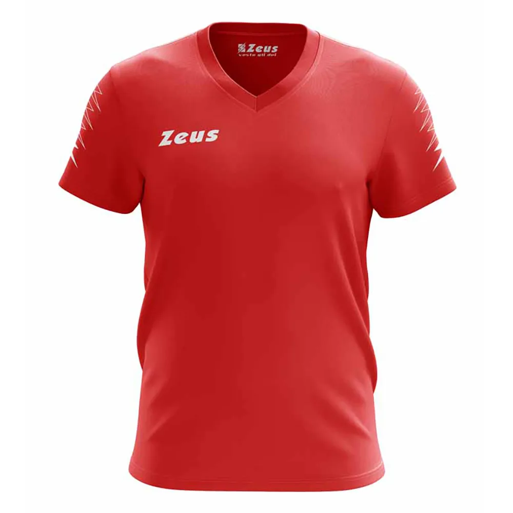 Tricou antrenament Zeus Plinio, Rosu / Alb - imagine 1