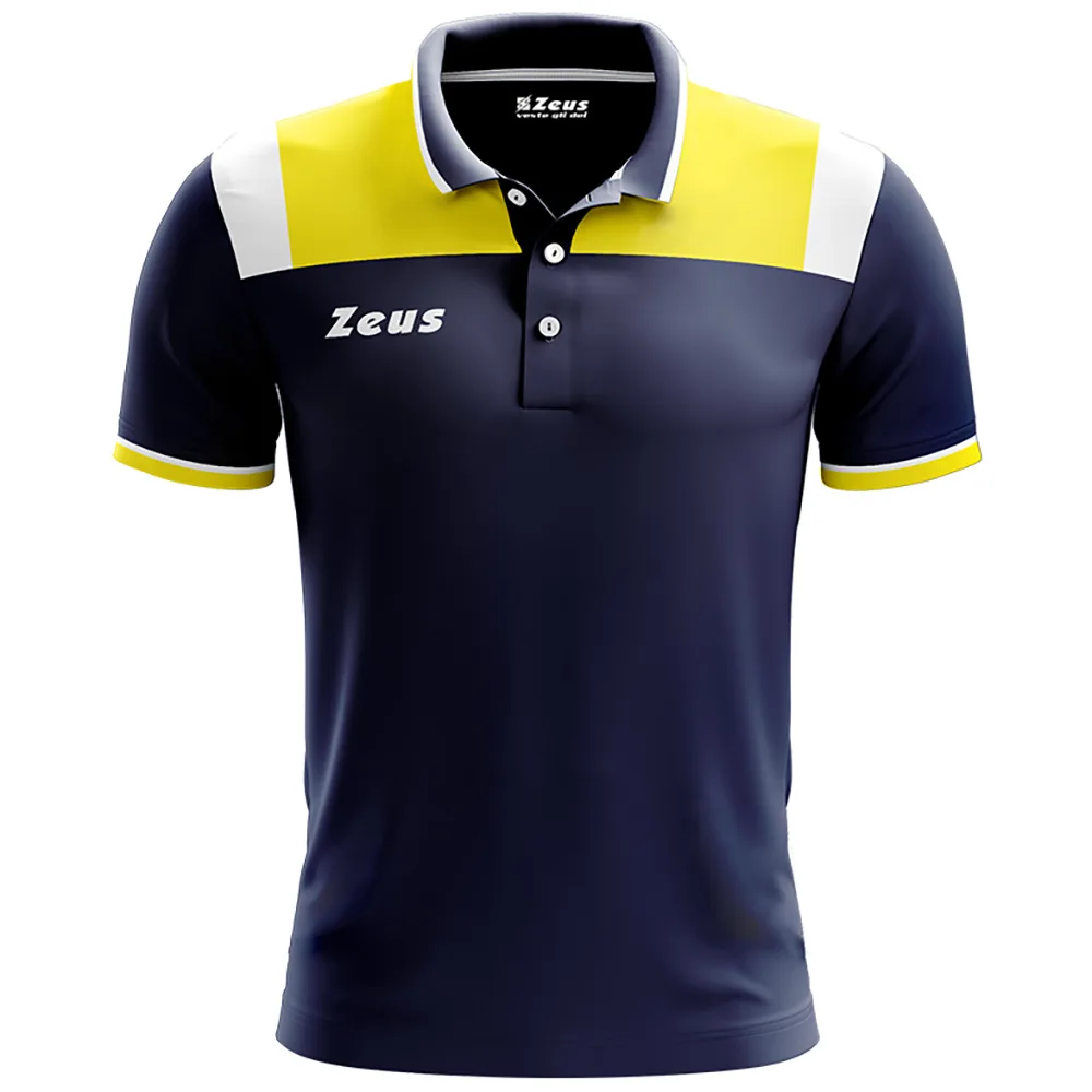 838_28_POLO-VESUVIO-BLU-GIALLO-jpg.webp Tricou polo Zeus Vesuvio, Bleumarin / Galben - imagine 1