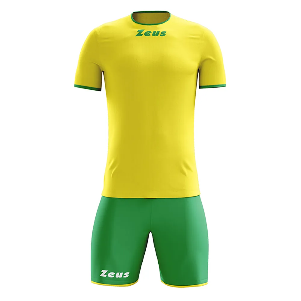 Set echipament fotbal Zeus Sticker, Galben / Verde - imagine 1
