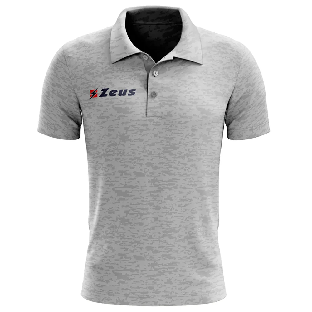 Tricou polo Zeus Promo, Gri - imagine 1