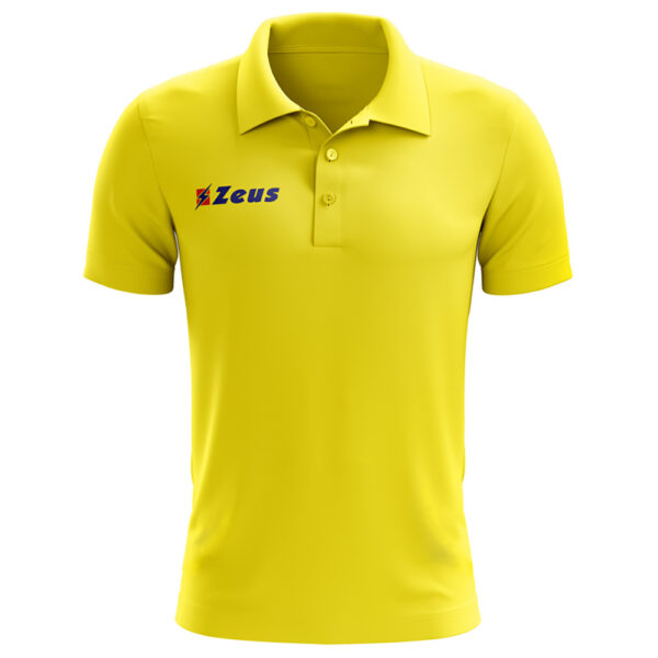 Tricou polo Zeus Promo, Galben - imagine 1