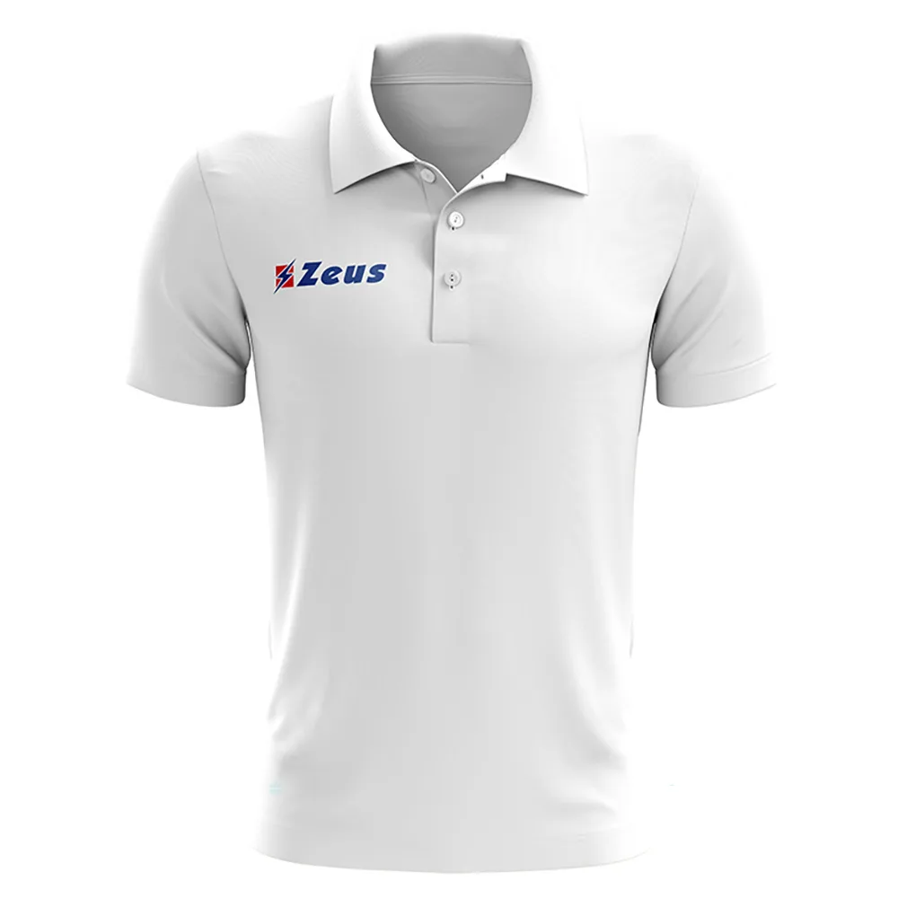 Tricou polo Zeus Promo, Alb - imagine 1