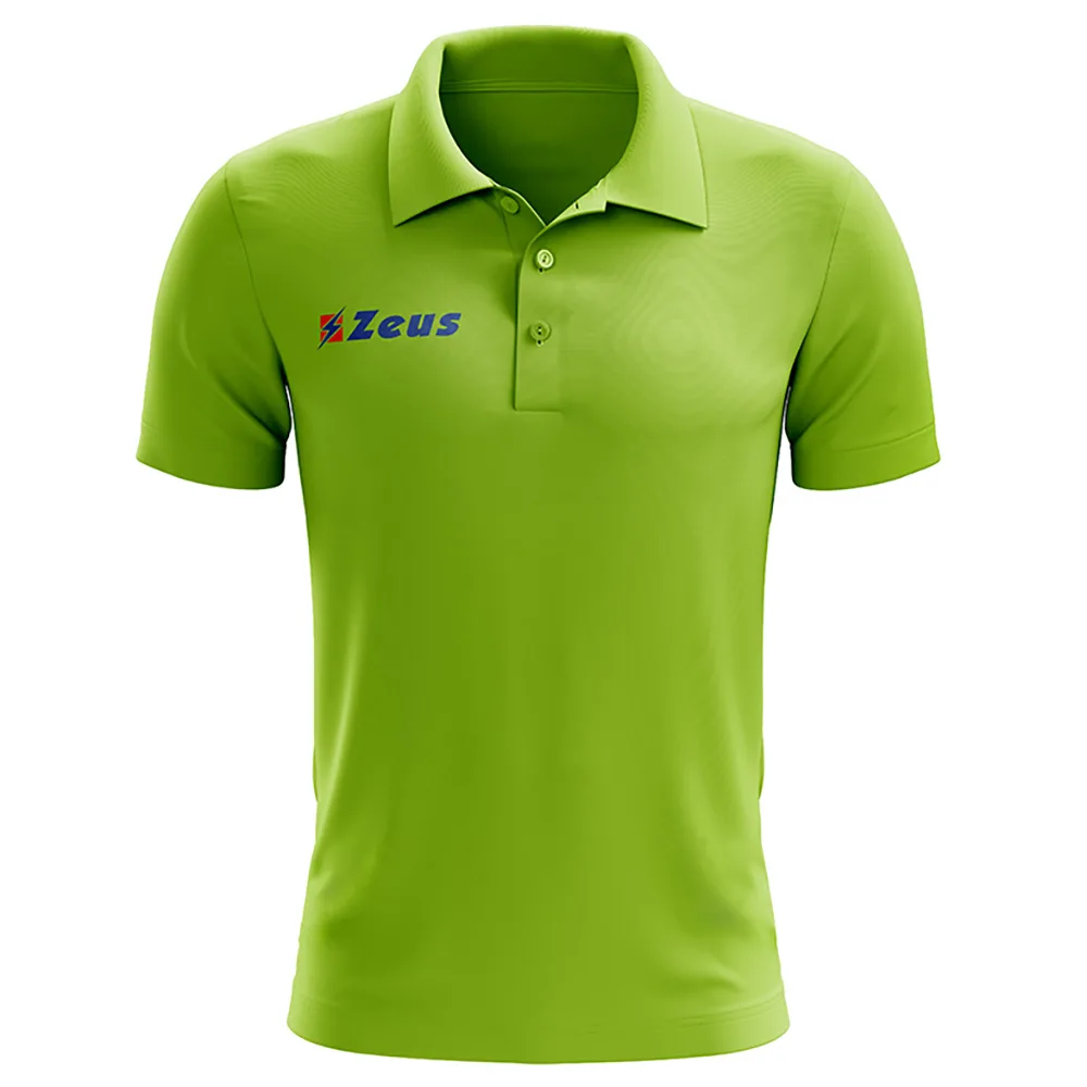 Tricou polo Zeus Promo, Verde Fluo - imagine 1