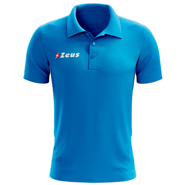 Tricou polo Zeus Promo, Light Royal - imagine 1