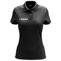 Tricou polo dama Zeus Promo, Negru