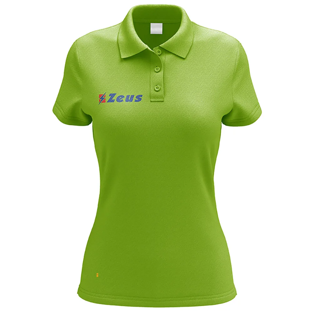 Tricou polo dama Zeus Promo, Verde Fluo - imagine 1