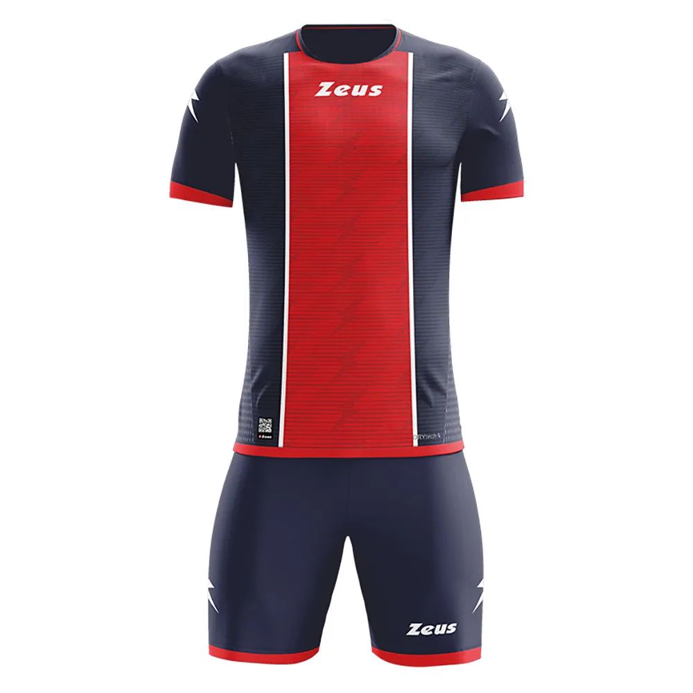 Set echipament fotbal Zeus Icon, Bleumarin / Rosu - imagine 1