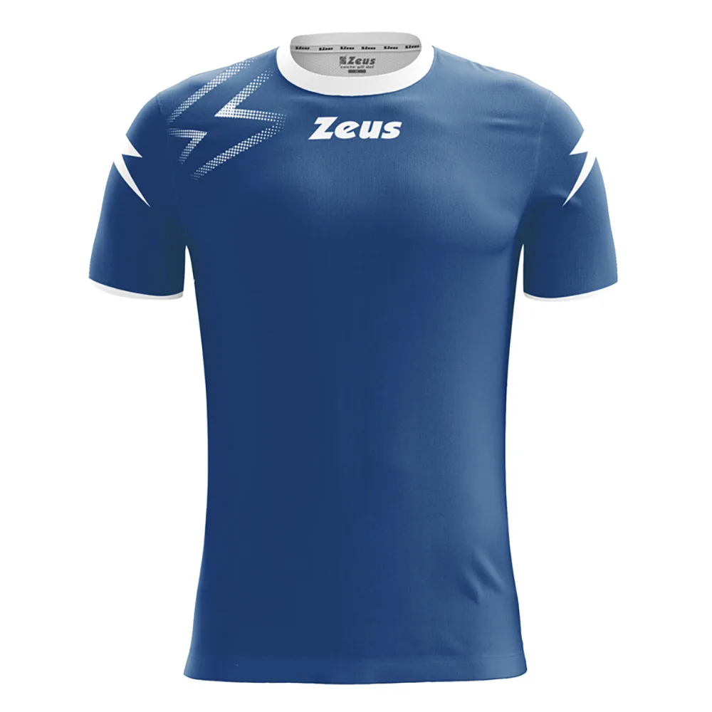 Tricou sport Zeus Mida, Albastru Royal / Alb - imagine 1