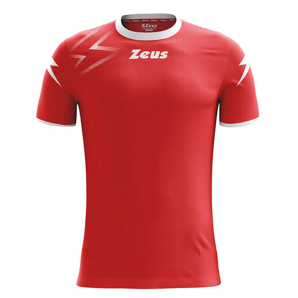Tricou sport Zeus Mida, Rosu / Alb - imagine 1