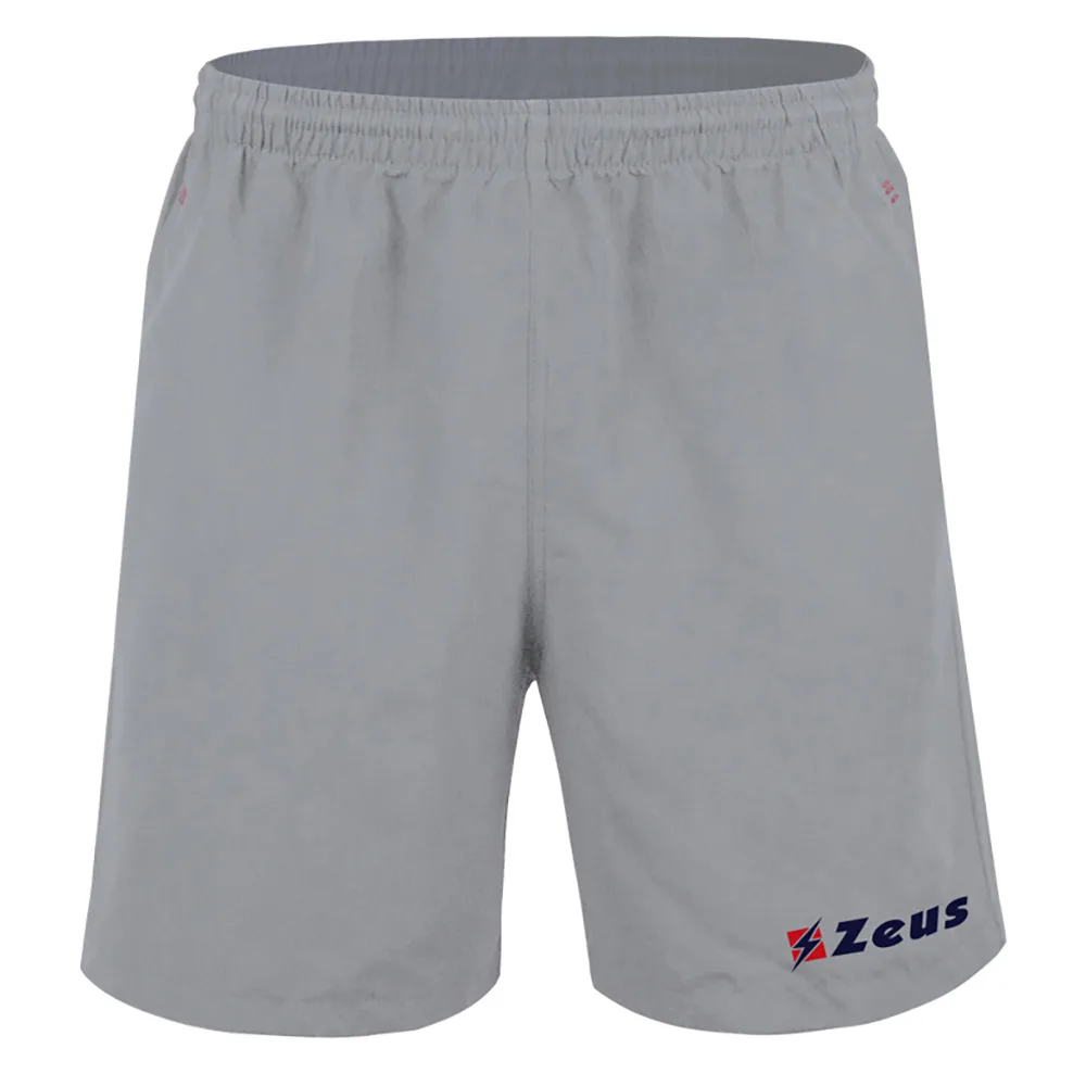 Bermuda microfibra Zeus City, Gri - imagine 1