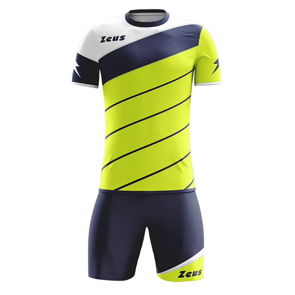 Set echipament sport Zeus Lybra Uomo, Galben Fluo / Bleumarin - imagine 1