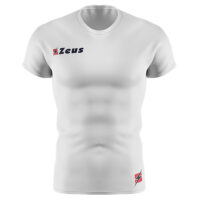 Tricou elastic Zeus Fisiko, Alb