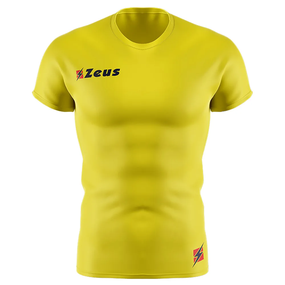 Tricou elastic Zeus Fisiko, Galben - imagine 1