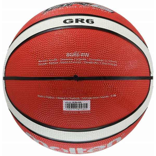 Minge baschet Molten GR6-RW, Rosu / Alb (Nr. 6) - imagine 3