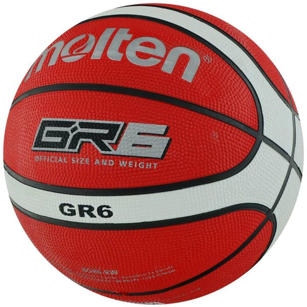 Minge baschet Molten GR6-RW, Rosu / Alb (Nr. 6) - imagine 2